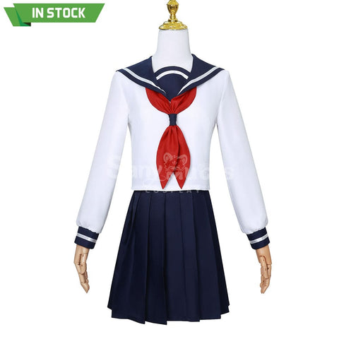 【In Stock】Anime Mission: Yozakura Family Cosplay Mutsumi Costume Plus Size Navy Blue / Xs Costumes