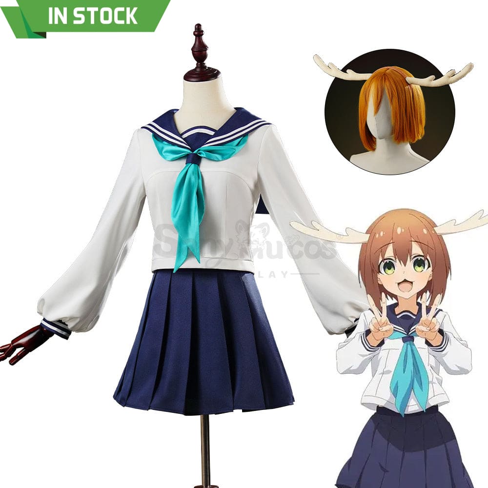 【In Stock】Anime My Deer Friend Nokotan Cosplay Noko Shikanoko Costume / Xs Costumes