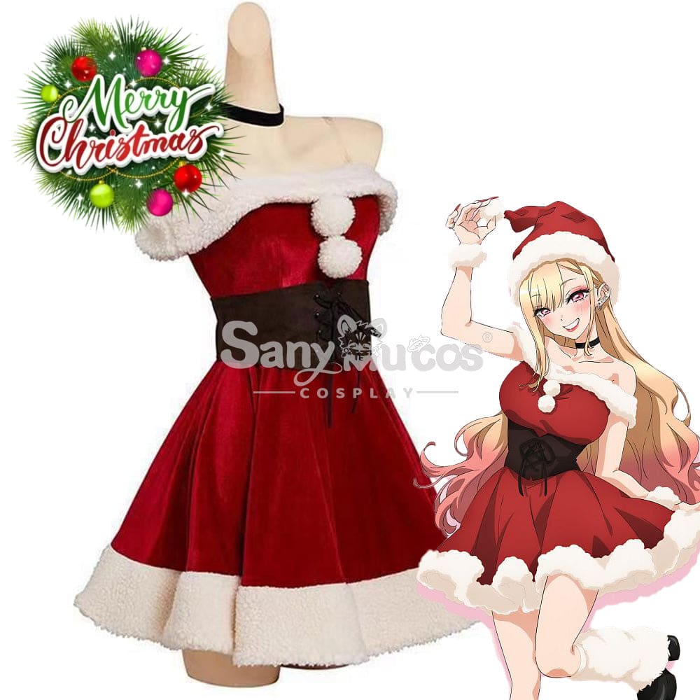 【In Stock】Anime My Dress Up Darling Christmas Cosplayy Kitagawa Marin Cosplay Costume Costumes