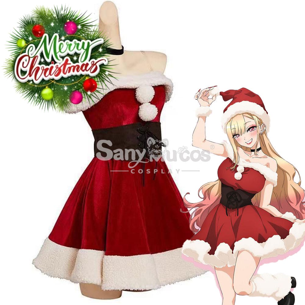 【In Stock】Anime My Dress Up Darling Christmas Cosplayy Kitagawa Marin Cosplay Costume Costumes