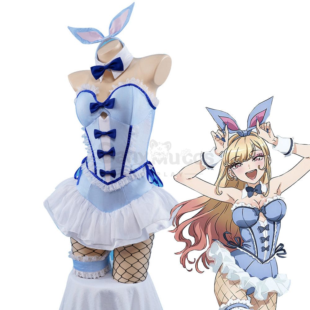 【In Stock】Anime My Dress-Up Darling Cosplay Bunny Gril Marin Kitagawa Costume Costumes