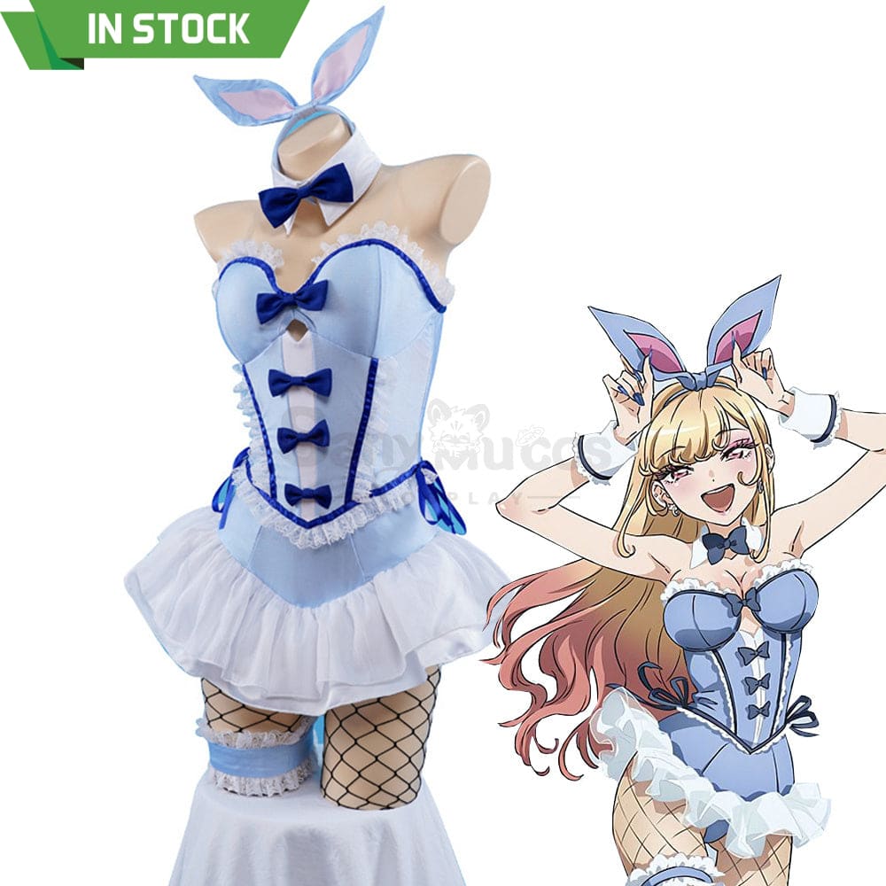 【In Stock】Anime My Dress-Up Darling Cosplay Bunny Gril Marin Kitagawa Costume Costumes