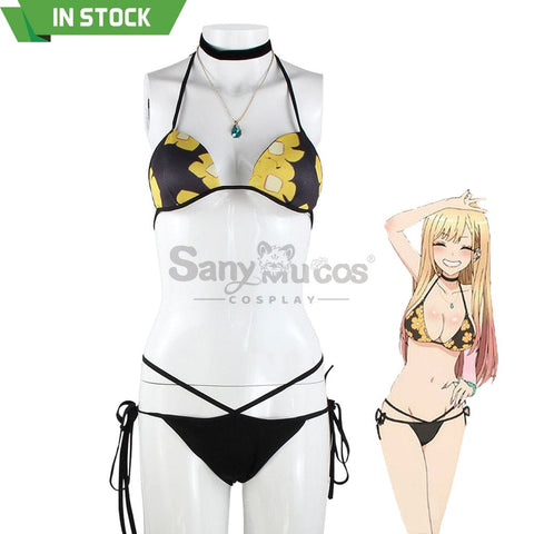 【In Stock】Anime My Dress Up Darling Cosplay Marin Kitagawa Bikini Swimsuit Costume Costumes