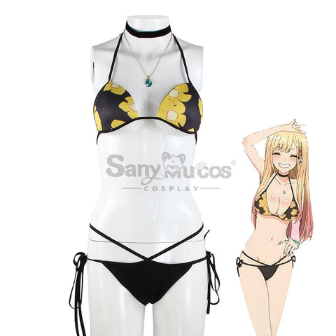 【In Stock】Anime My Dress Up Darling Cosplay Marin Kitagawa Bikini Swimsuit Costume Costumes