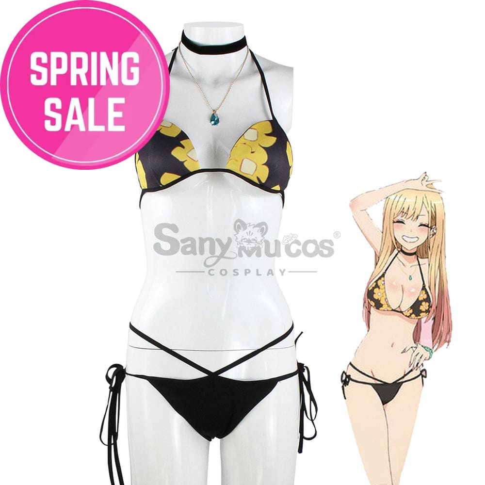 【In Stock】Anime My Dress Up Darling Cosplay Marin Kitagawa Bikini Swimsuit Costume Costumes