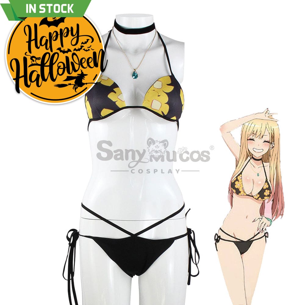 【In Stock】Anime My Dress Up Darling Cosplay Marin Kitagawa Bikini Swimsuit Costume Costumes