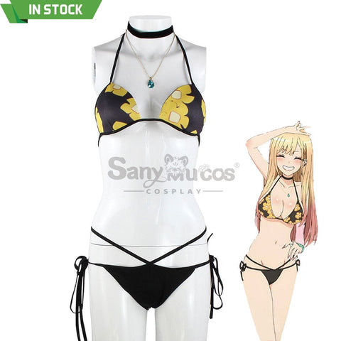 【In Stock】Anime My Dress Up Darling Cosplay Marin Kitagawa Bikini Swimsuit Costume Costumes