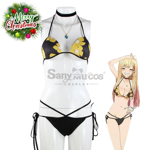 【In Stock】Anime My Dress Up Darling Cosplay Marin Kitagawa Bikini Swimsuit Costume Costumes