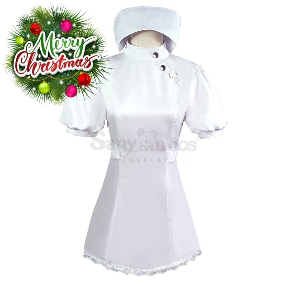 【In Stock】Anime My Dress Up Darling Cosplay Nurse Kitagawa Marin Costume White / S Costumes