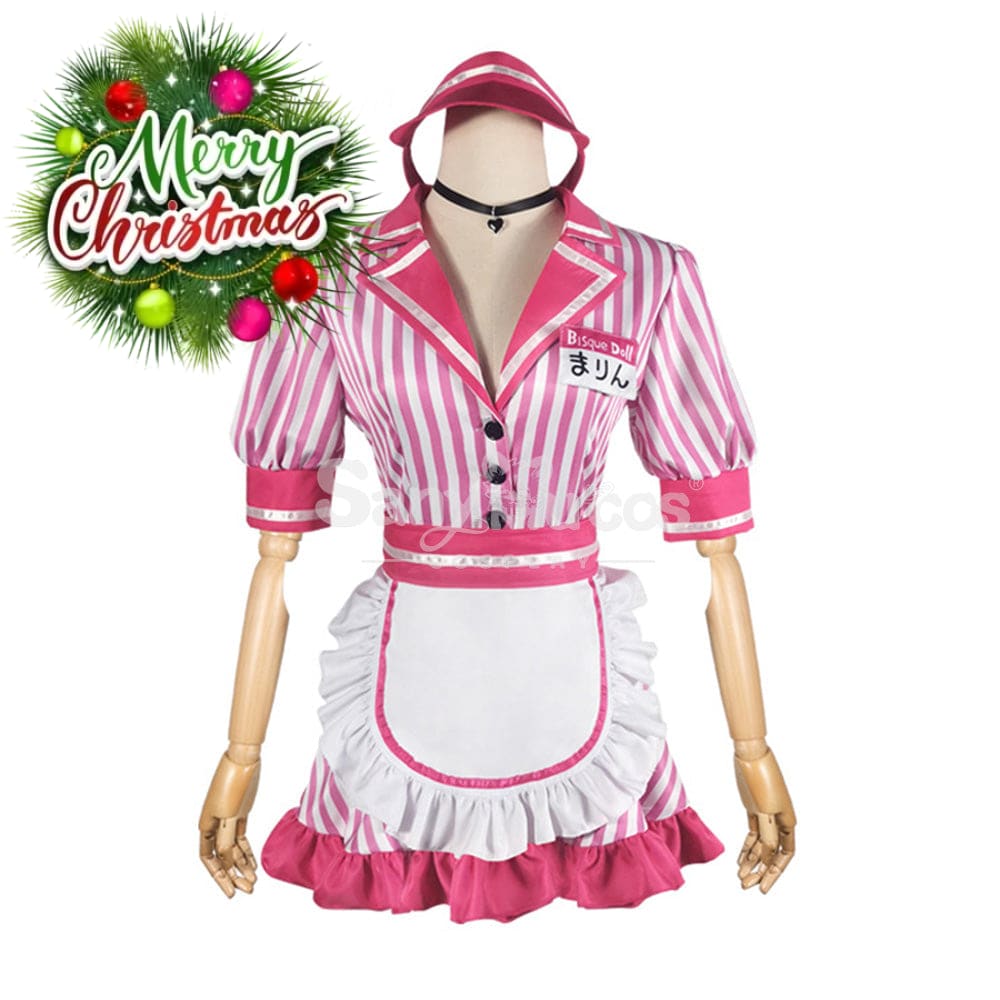 【In Stock】Anime My Dress Up Darling Cosplay Waitress Kitagawa Marin Costume Costumes