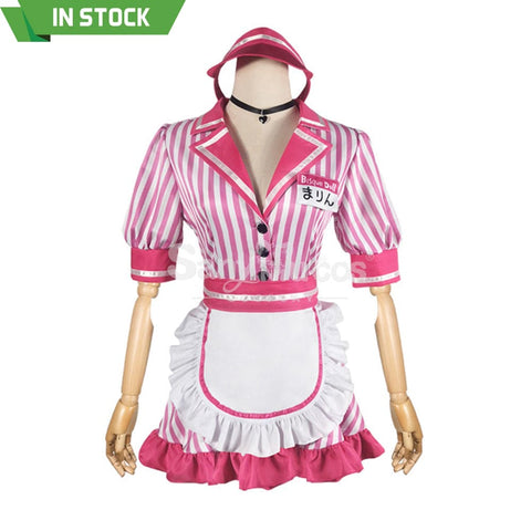 【In Stock】Anime My Dress Up Darling Cosplay Waitress Kitagawa Marin Costume Costumes