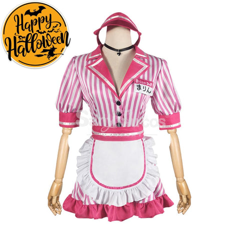 【In Stock】Anime My Dress Up Darling Cosplay Waitress Kitagawa Marin Costume Costumes