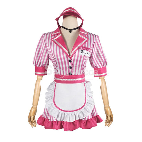 【In Stock】Anime My Dress Up Darling Cosplay Waitress Kitagawa Marin Costume Costumes