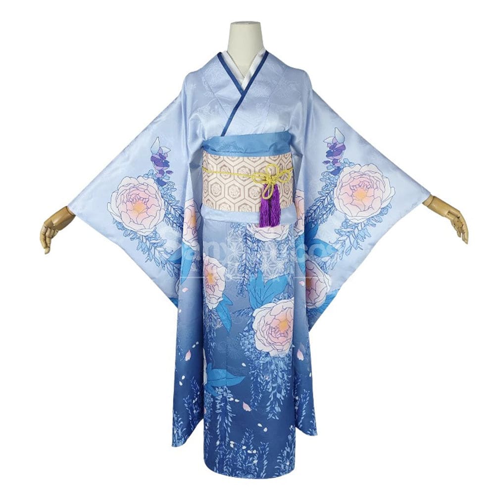 【In Stock】Anime My Happy Marriage Cosplay Miyo Costume Blue / Small Size Costumes