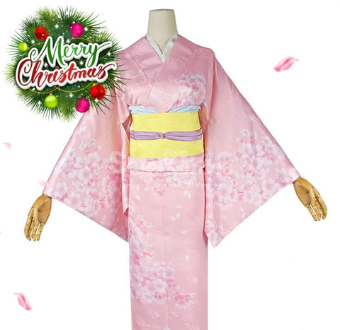 【In Stock】Anime My Happy Marriage Cosplay Miyo Costume Pink / Small Size Costumes