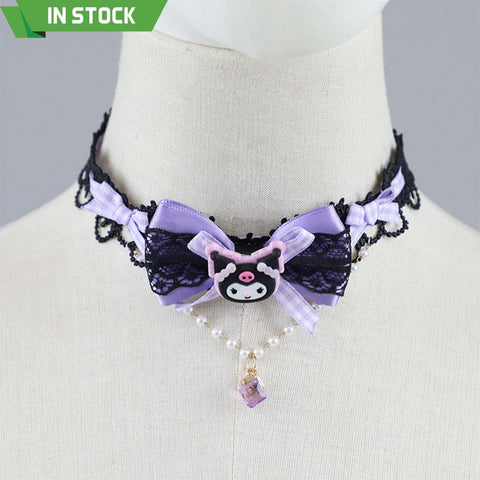 【In Stock】Anime My Melody Please Cosplay Kuromi Props Prop