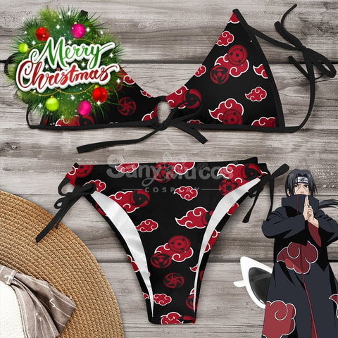 【In Stock】Anime Naruto Cosplay Uchiha Itachi Swimsuit Costume Costumes