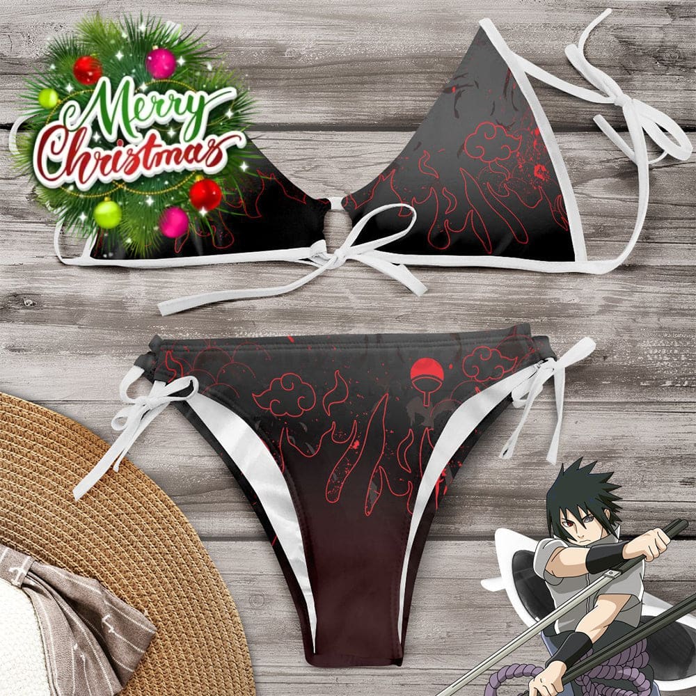 【In Stock】Anime Naruto Cosplay Uchiha Sasuke Swimsuit Costume Costumes