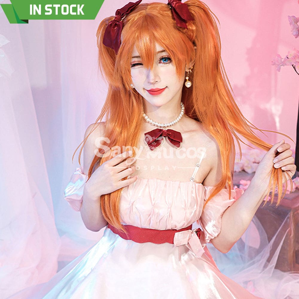 【In Stock】Anime Neon Genesis Evangelion Cosplay Asuka Dress Costume Plus Size Costumes