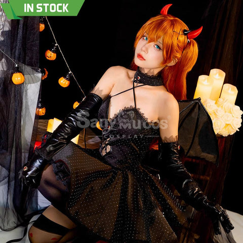 【In Stock】Anime Neon Genesis Evangelion Cosplay Asuka Langley Soryu Demon Cosplay Costume Cosplay Costumes