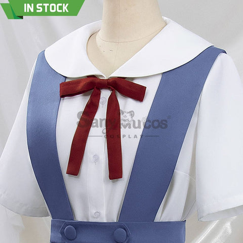 【In Stock】Anime Neon Genesis Evangelion Cosplay Ayanami Rei & Asuka Langley Soryu School