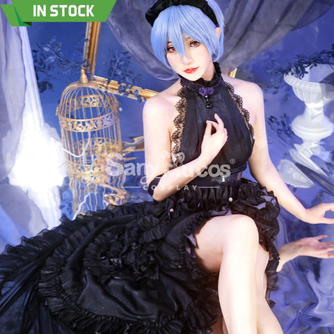 【In Stock】Anime Neon Genesis Evangelion Cosplay Ayanami Rei Dress Costume Plus Size Costumes