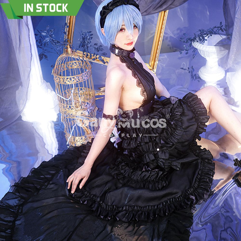 【In Stock】Anime Neon Genesis Evangelion Cosplay Ayanami Rei Dress Costume Plus Size Costumes