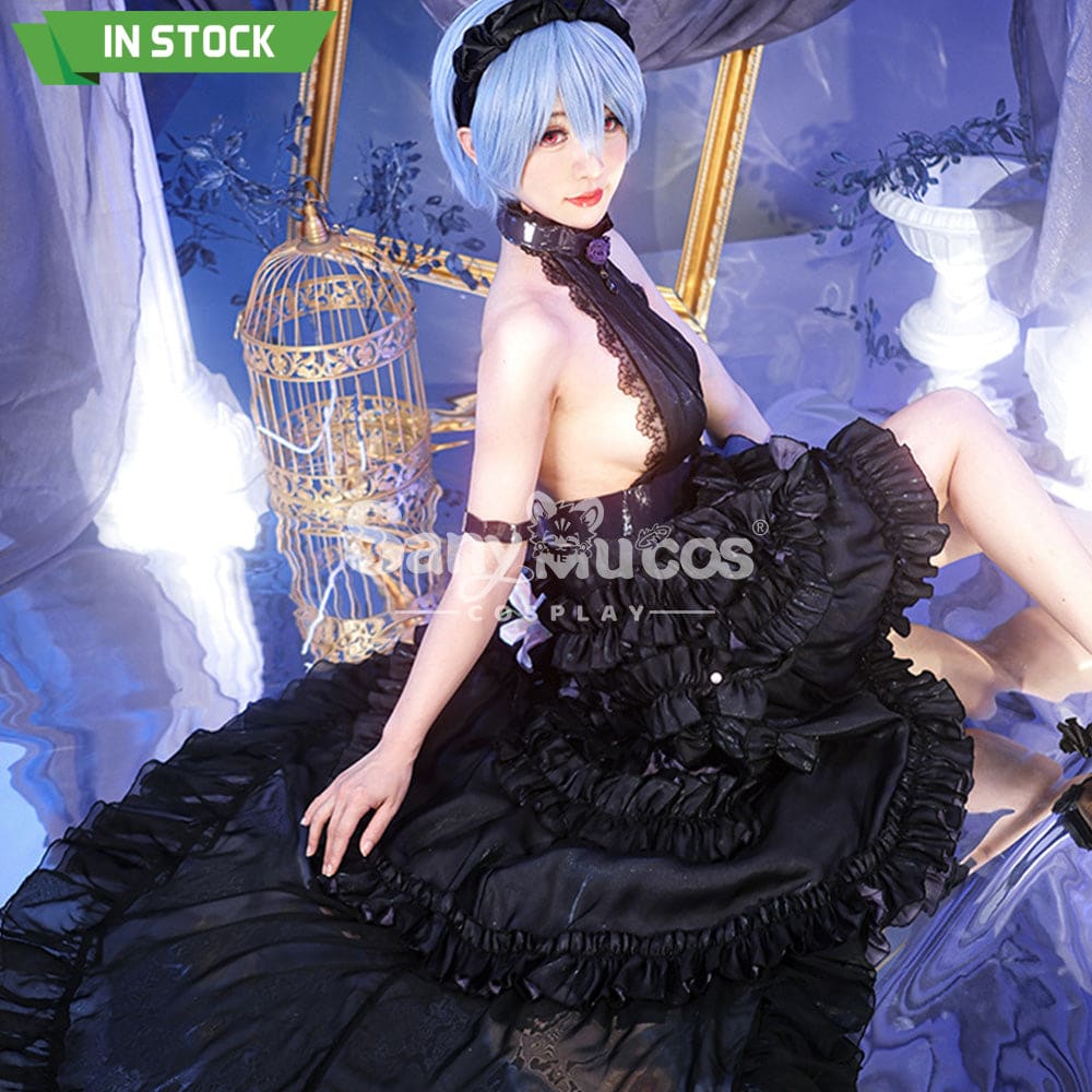 【In Stock】Anime Neon Genesis Evangelion Cosplay Ayanami Rei Dress Costume Plus Size Costumes