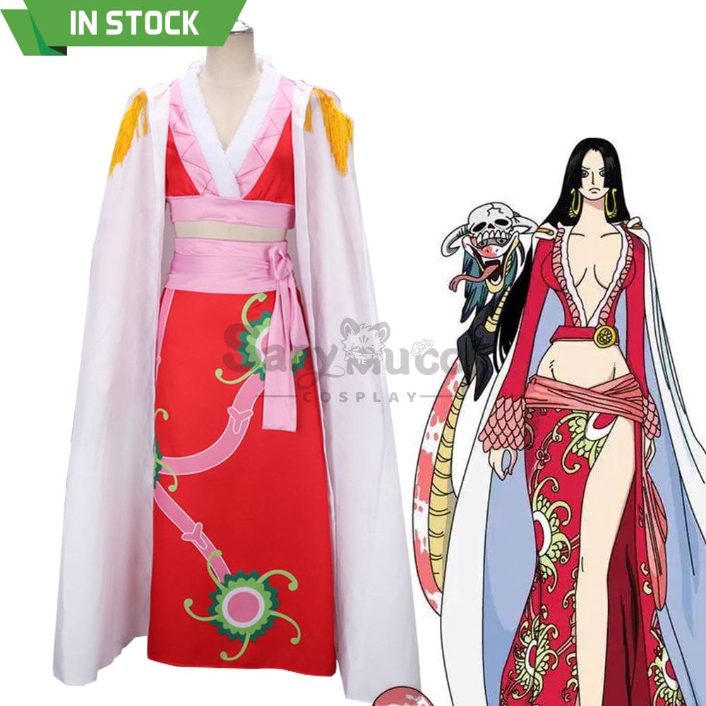 【In Stock】Anime One Piece Cosplay Boa·hancock Costume Costumes