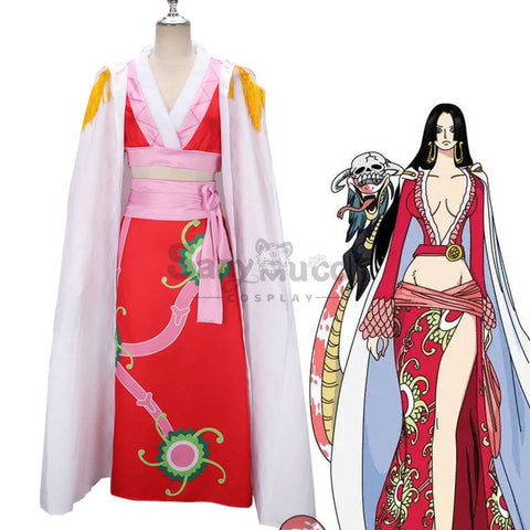 【In Stock】Anime One Piece Cosplay Boa·hancock Costume Costumes