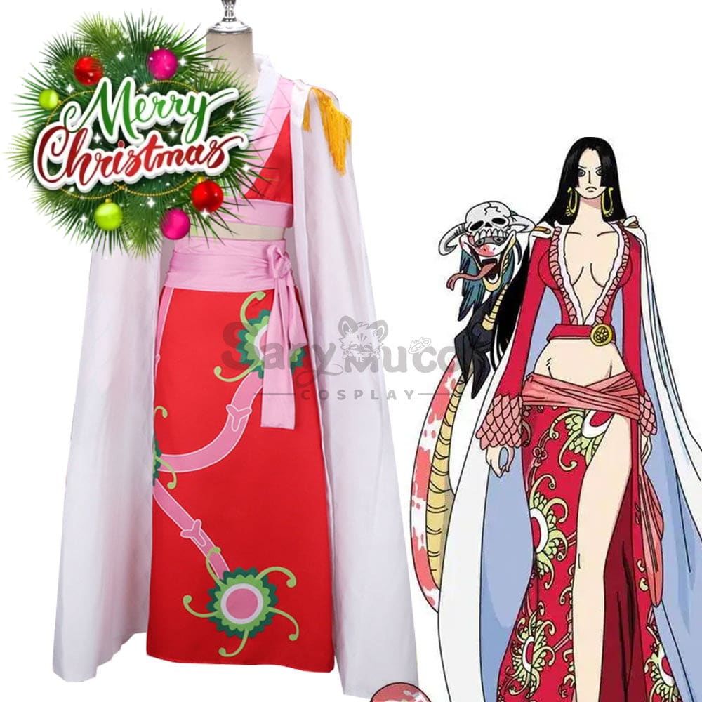 【In Stock】Anime One Piece Cosplay Boa·hancock Costume Costumes