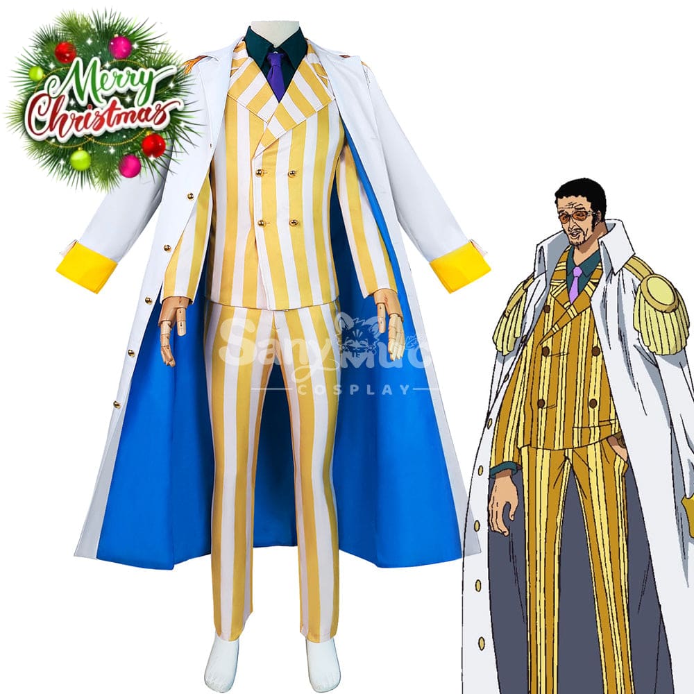 【In Stock】Anime One Piece Cosplay Borsalino Costume Costumes