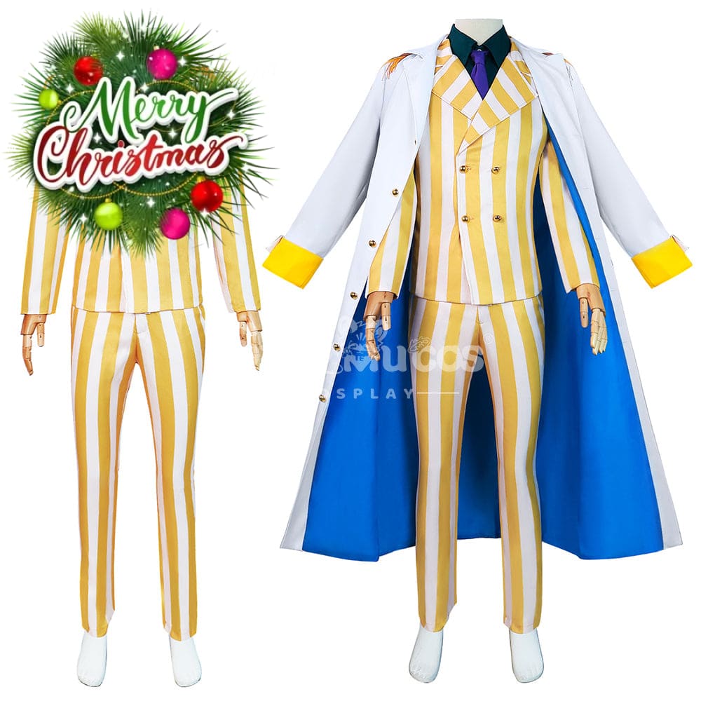 【In Stock】Anime One Piece Cosplay Borsalino Costume Costumes