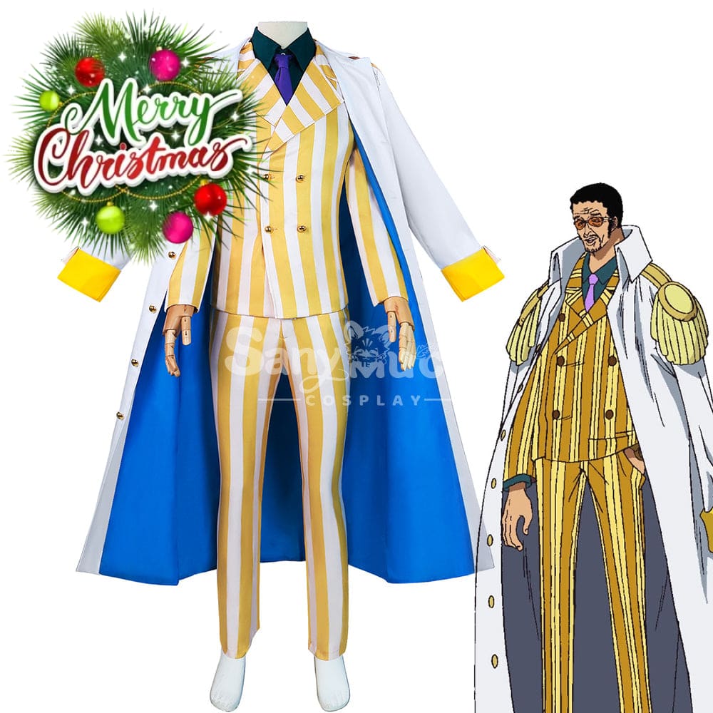 【In Stock】Anime One Piece Cosplay Borsalino Costume Costumes