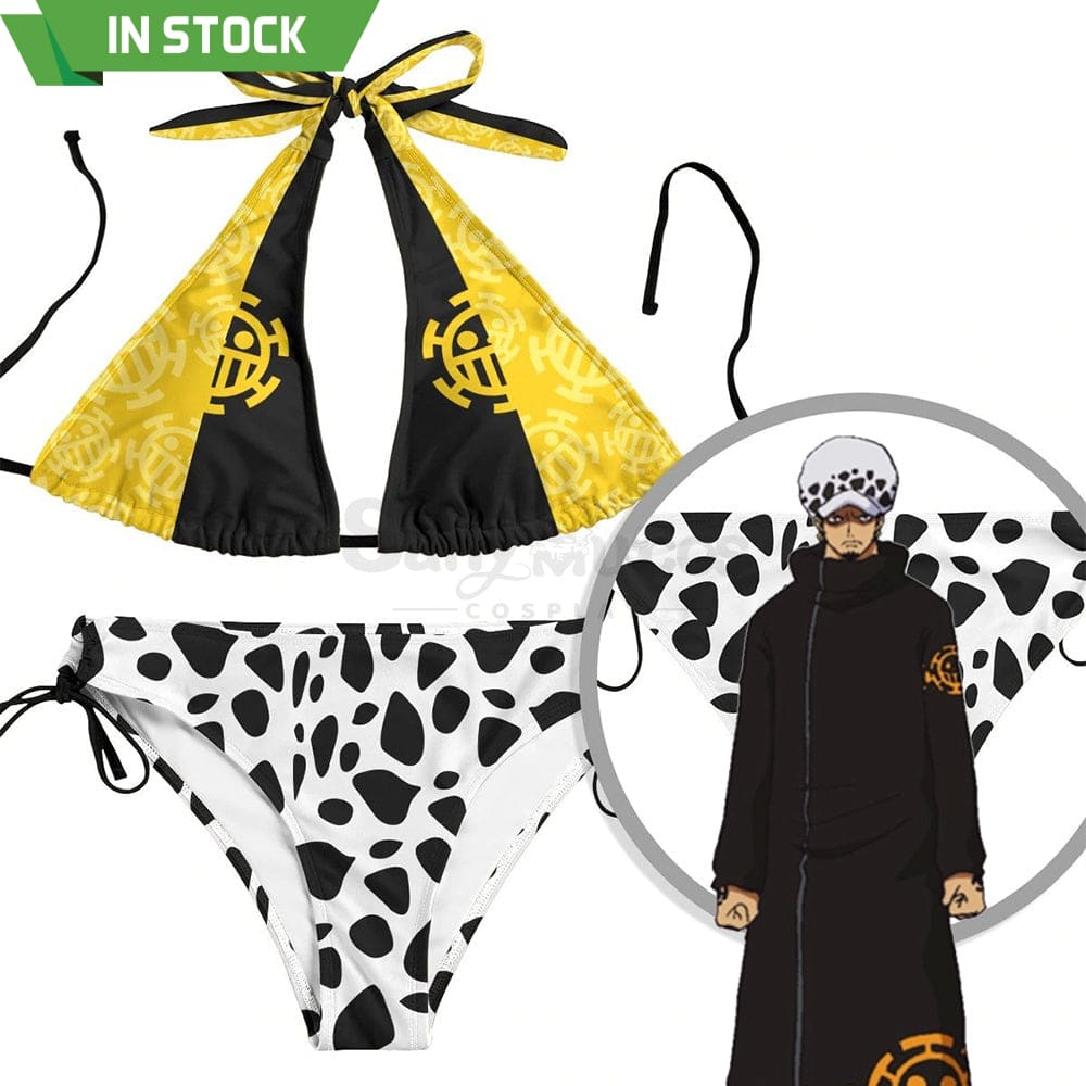 【In Stock】Anime One Piece Cosplay Law Swimsuit Costume Costumes