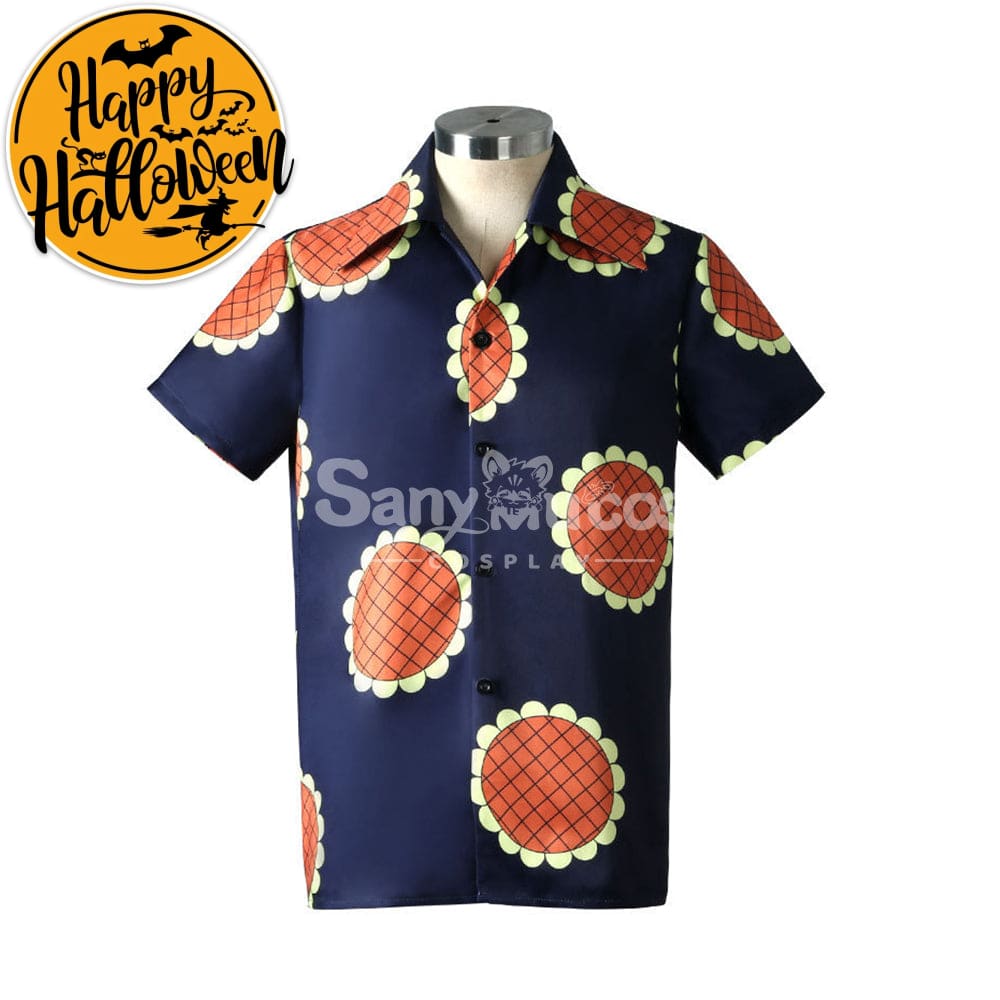 【In Stock】Anime One Piece Cosplay Luffy Sunflower Shirt Costume Costumes