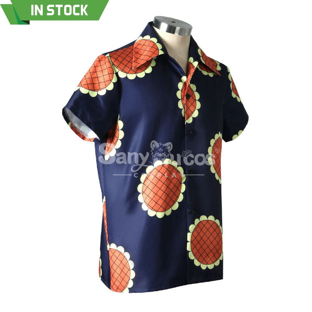 【In Stock】Anime One Piece Cosplay Luffy Sunflower Shirt Costume Costumes