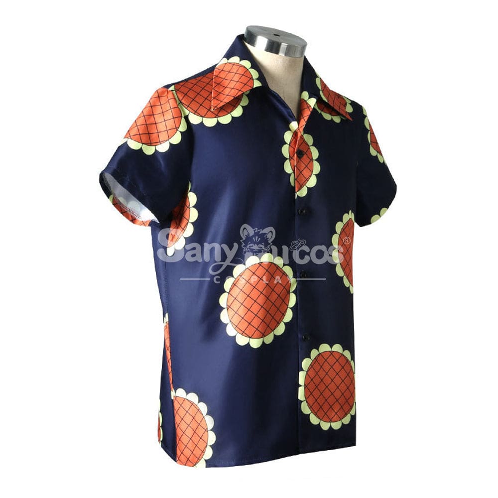 【In Stock】Anime One Piece Cosplay Luffy Sunflower Shirt Costume Costumes