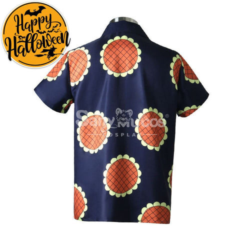 【In Stock】Anime One Piece Cosplay Luffy Sunflower Shirt Costume Costumes