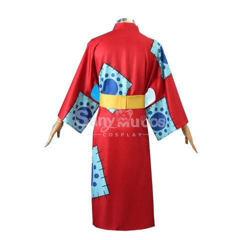 【In Stock】Anime One Piece Cosplay Luffy Wano Country Kimono Costume Costumes