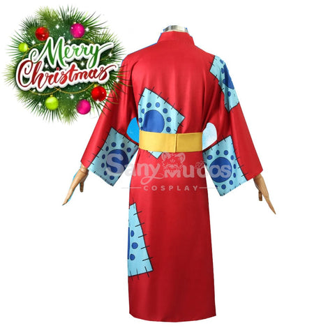 【In Stock】Anime One Piece Cosplay Luffy Wano Country Kimono Costume Costumes