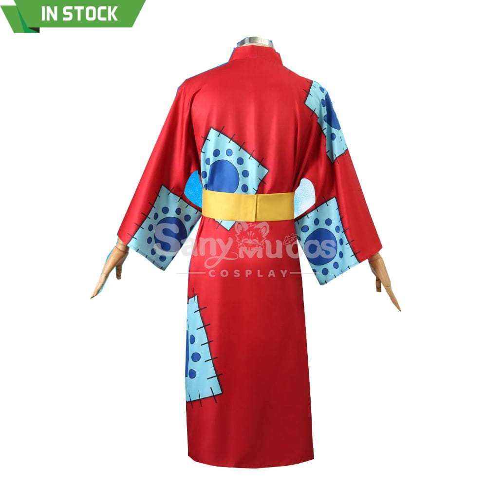 【In Stock】Anime One Piece Cosplay Luffy Wano Country Kimono Costume Costumes