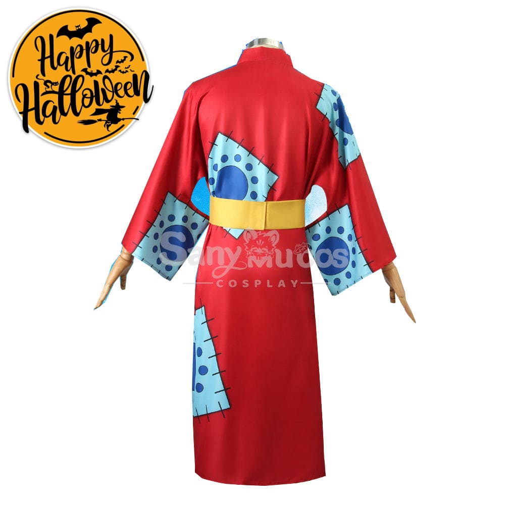 【In Stock】Anime One Piece Cosplay Luffy Wano Country Kimono Costume Costumes