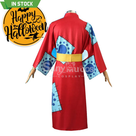 【In Stock】Anime One Piece Cosplay Luffy Wano Country Kimono Costume Costumes