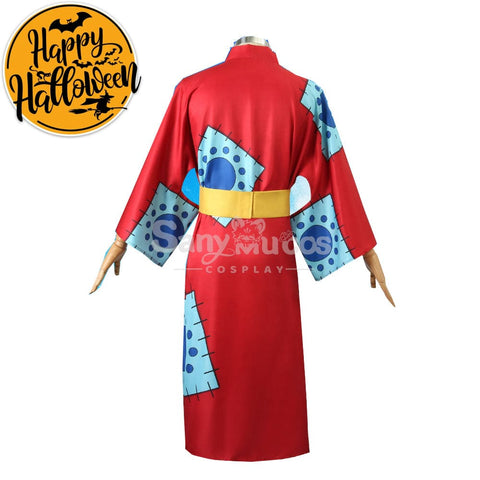 【In Stock】Anime One Piece Cosplay Luffy Wano Country Kimono Costume Costumes