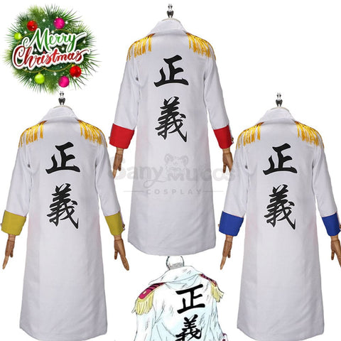 【In Stock】Anime One Piece Cosplay Marine Officers Cape Costume Costumes
