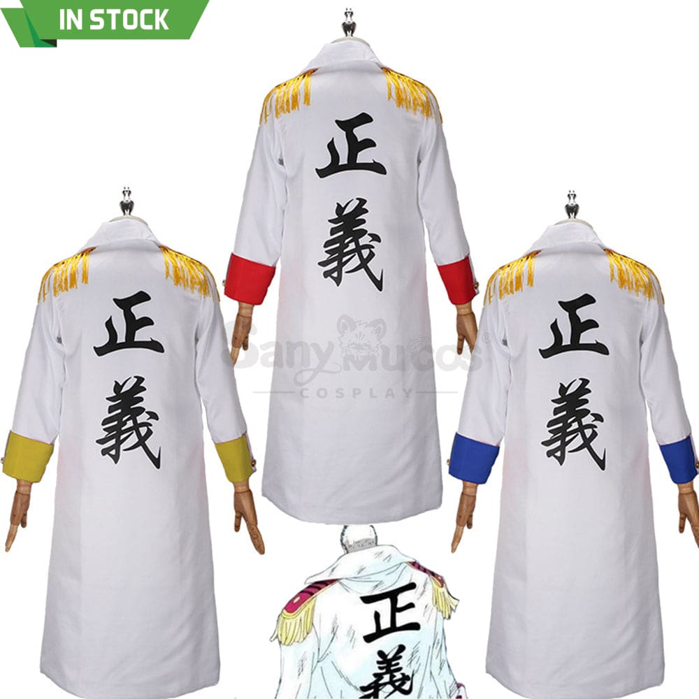 【In Stock】Anime One Piece Cosplay Marine Officers Cape Costume Costumes