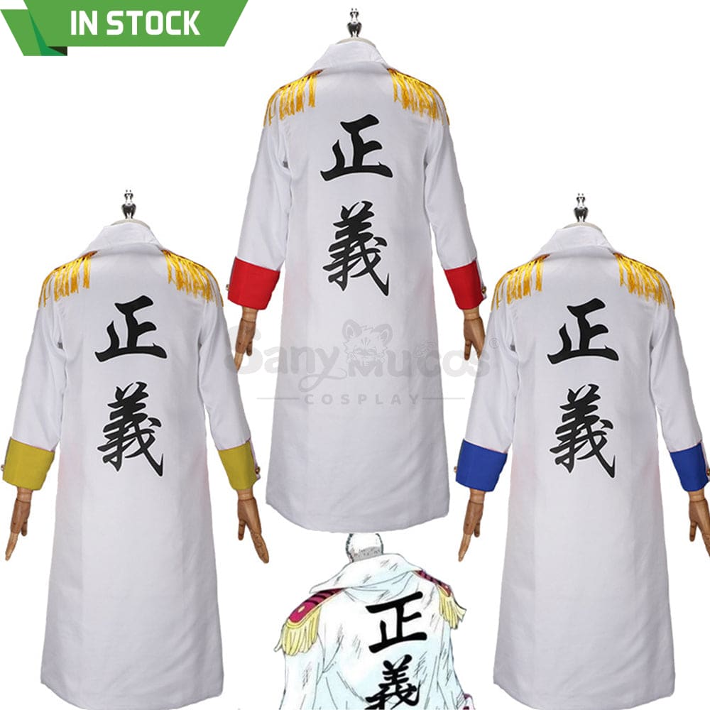 【In Stock】Anime One Piece Cosplay Marine Officers Cape Costume Costumes