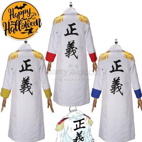 【In Stock】Anime One Piece Cosplay Marine Officers Cape Costume Costumes