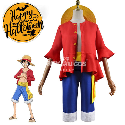 【In Stock】Anime One Piece Cosplay Monkey D. Luffy Costume / 110 Costumes